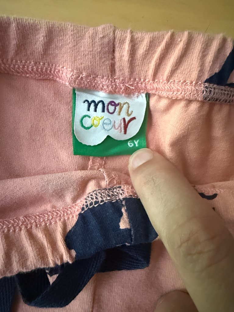 Euc Mon Coeur Girl's Leggings Size 6 — image 4 of 7